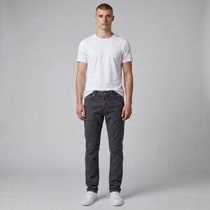 Faherty Stretch Terry 5-Pocket Pants Mens 32 Blue Navy Slim fit Comfort Casual
